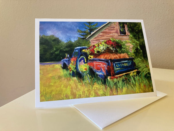 Have Flowers Will Travel Greeting Card