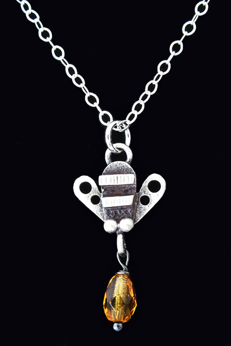 Honey Bee Pendant Necklace