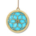 Turquoise Interlocking Circle Suncatcher