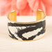 Python Gold-Scribble Cuff