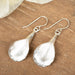 Medium Silver Leaf Earrings