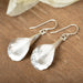 Medium Silver Leaf Earrings