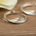 Twist Hoop Earrings, Liz Oppenheim, sterling silver, Plum Bottom Gallery