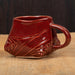 Maroon Paisley Mug