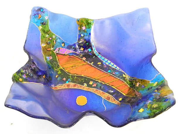 Large Square Bowl Opal
