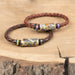 Lichen Leather Bracelet