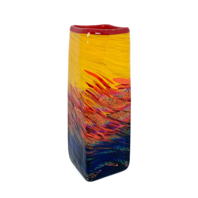 Sunset Square Vase
