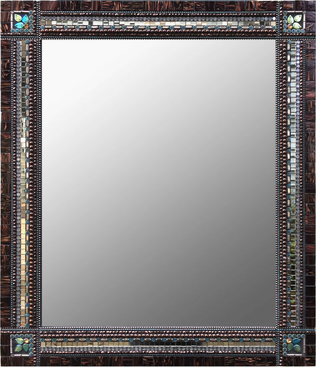 Mahogany Bronze Rectangular Mirror