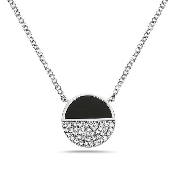 Diamond Circle Necklace