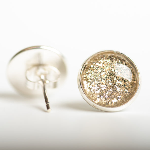 Champagne Shimmer Post Earrings