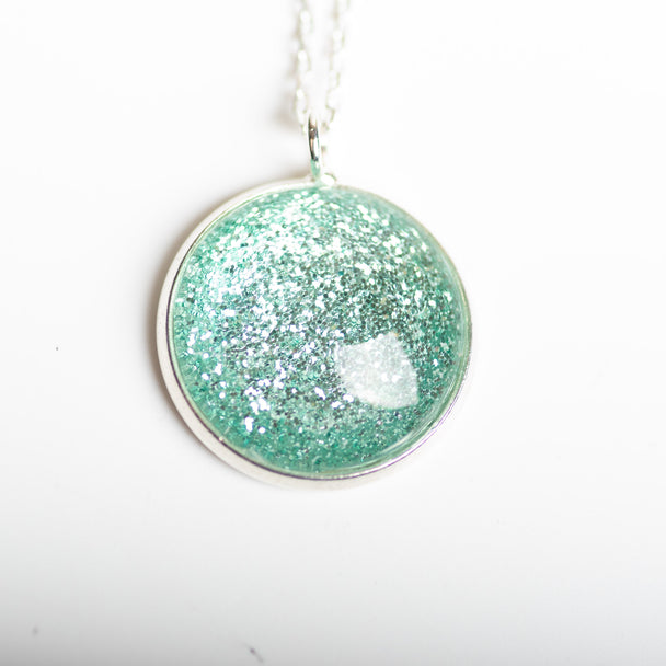 Aqua Shimmer Necklace