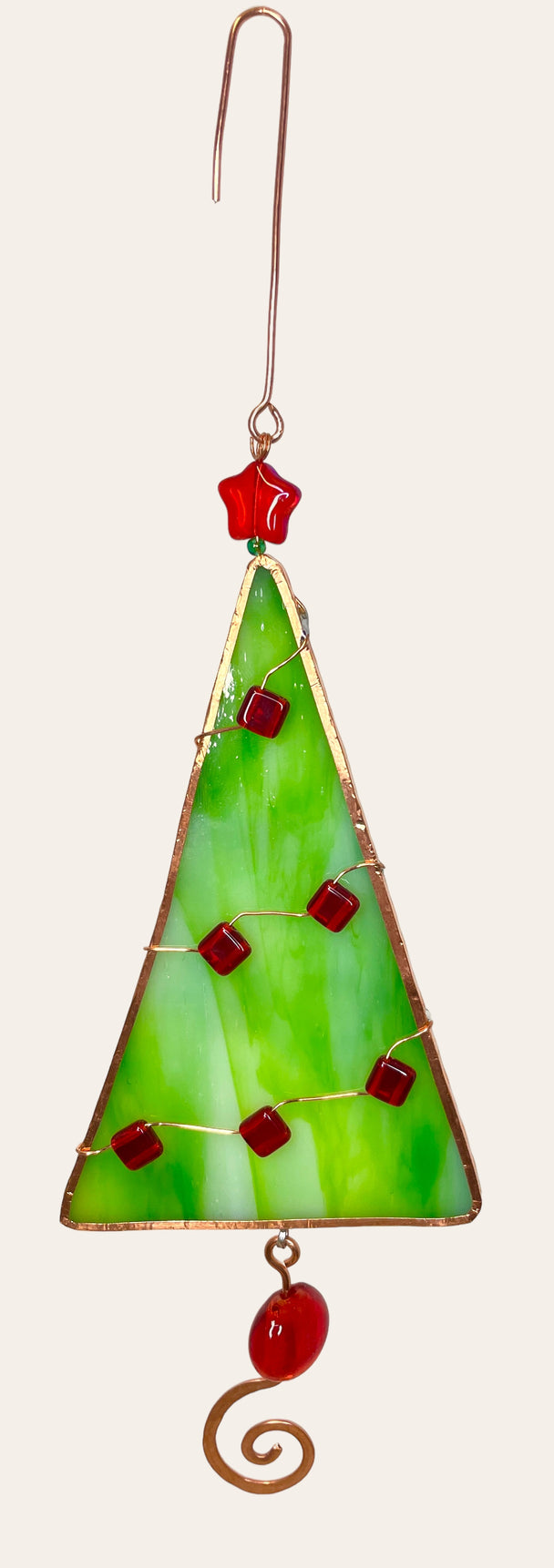 Lime Green Tree Ornament