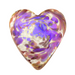 Heart Paperweight Opaline