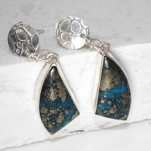 Blue Turquoise Earrings