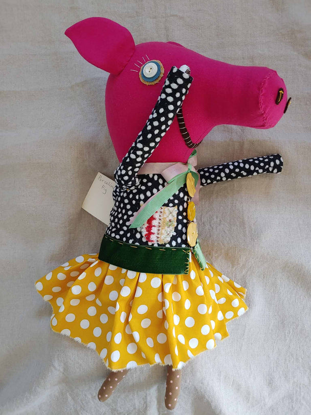 Porcelina Pig Doll