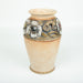 Small Greecian Vase With Flowers On Top, Rich Agness, stoneware, Plum Bottom Gallery