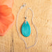 Oceanic & Golden Koto Teardrop Necklace