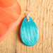 Oceanic & Golden Koto Teardrop Necklace