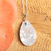 Mystic Crystalized Teardrop Necklace