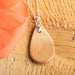 Moonbeam Crystalized Teardrop Necklace