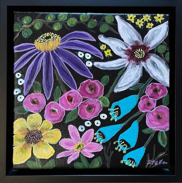 Framed Joy Flower Series II