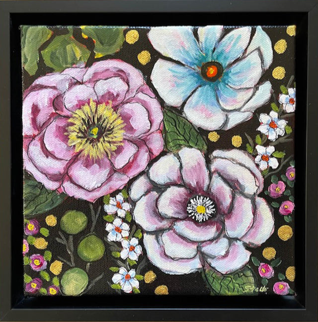 Framed Joy Flower Series III