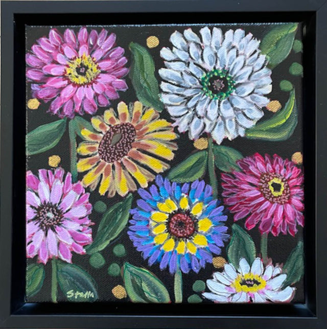 Framed Joy Flower Series V