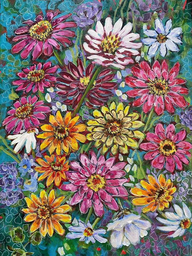 Zinnia's On Parade