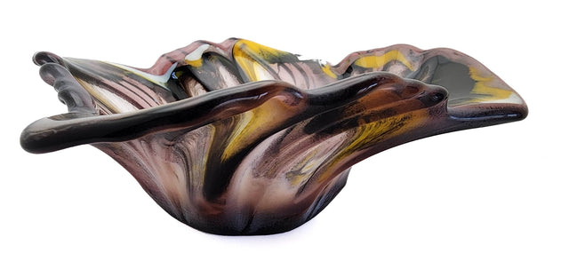 "Purple Haze": Fused Glass Bowl