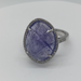 One of A Kind Organic Shape Tanzanite Ring