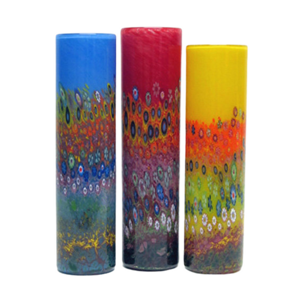 Small Garden Cylinders Yellow