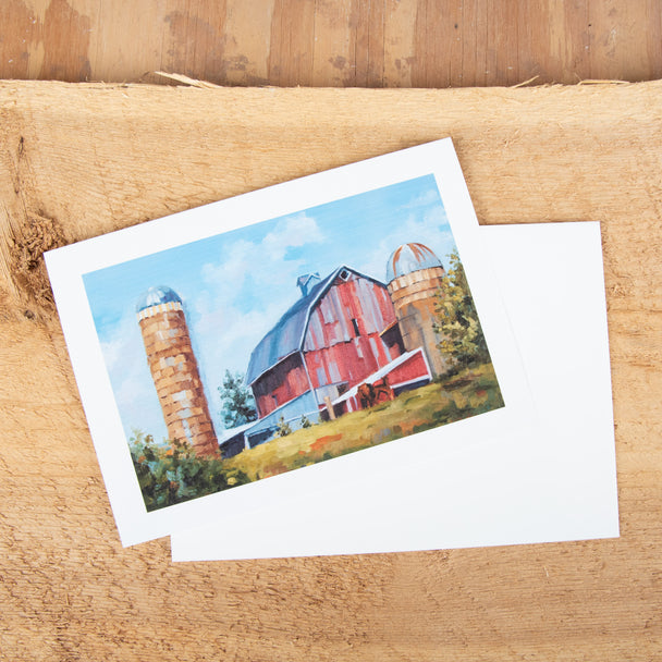 "Surrounded By Silos" Card