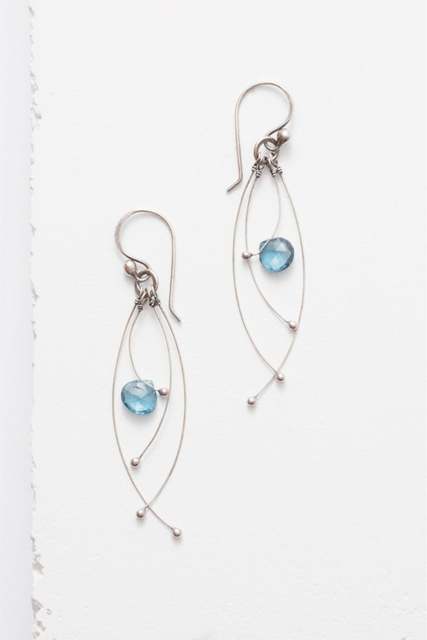 London Blue Topaz Tickle Earrings
