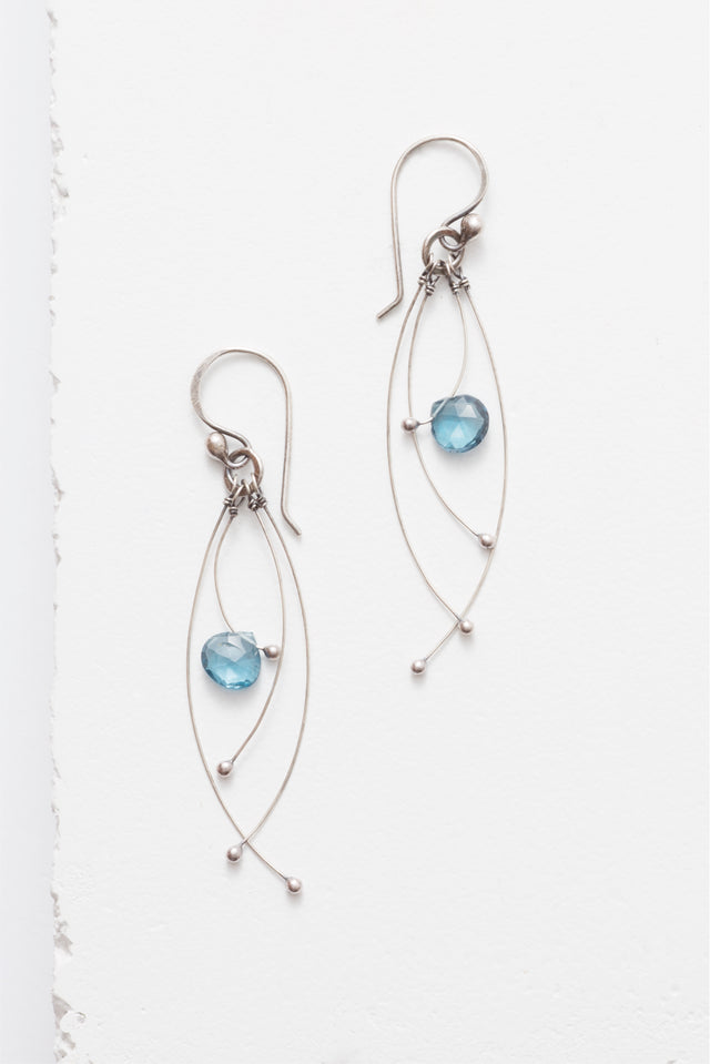 London Blue Topaz Tickle Earrings