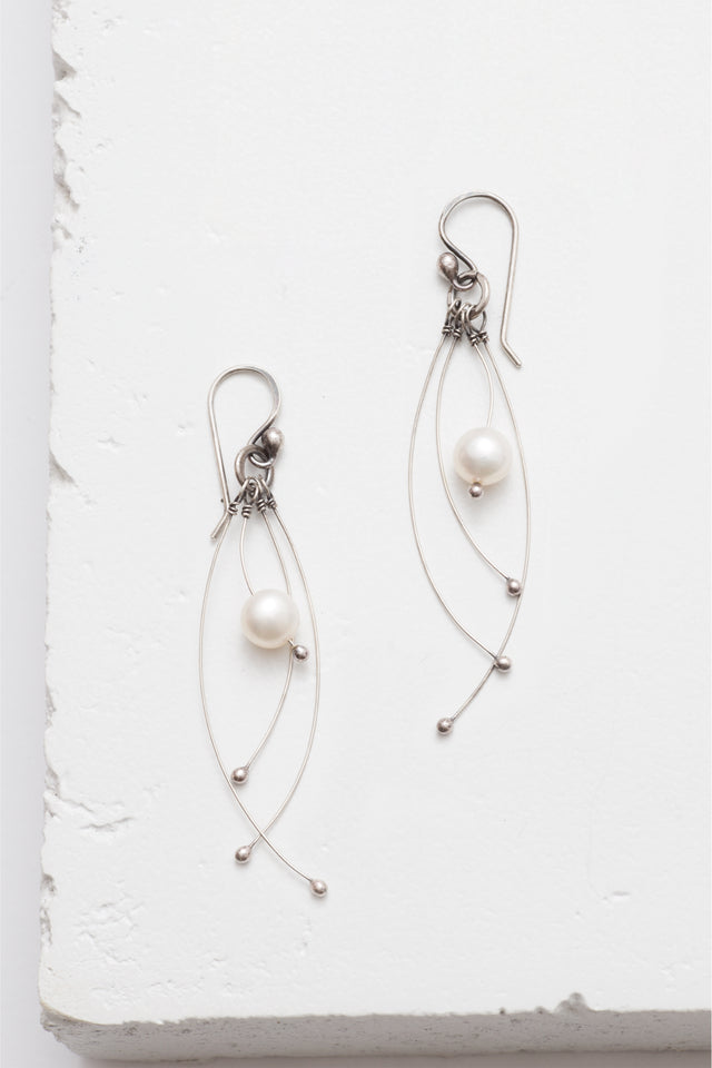 Pearl Tickle Earrings