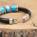 Turquoise Trail Leather Bracelet