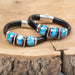 Turquoise Trail Leather Bracelet