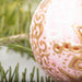 Pink and White Ornament