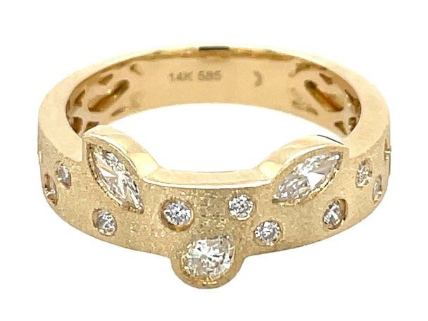 Diamond Contour Ring