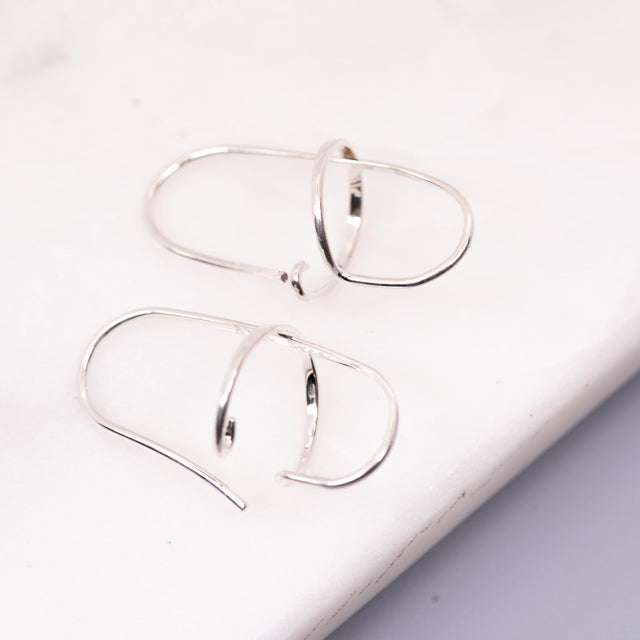 Thin Elliptical Earring