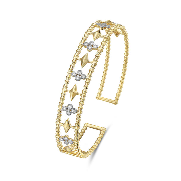 Diamond Hinge Bangle