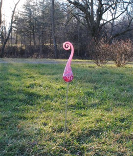 Yard Bow Sculpture Mauve