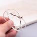Mixed-Metal Overlap Figure-8 Bracelet