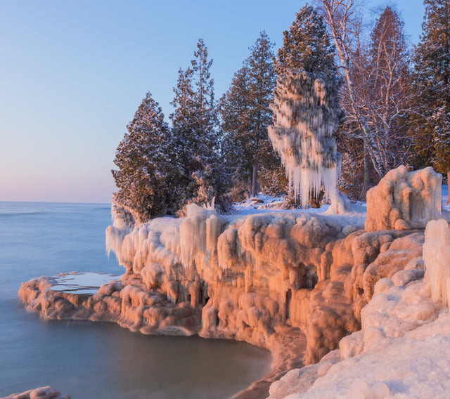 Cave Point Ice