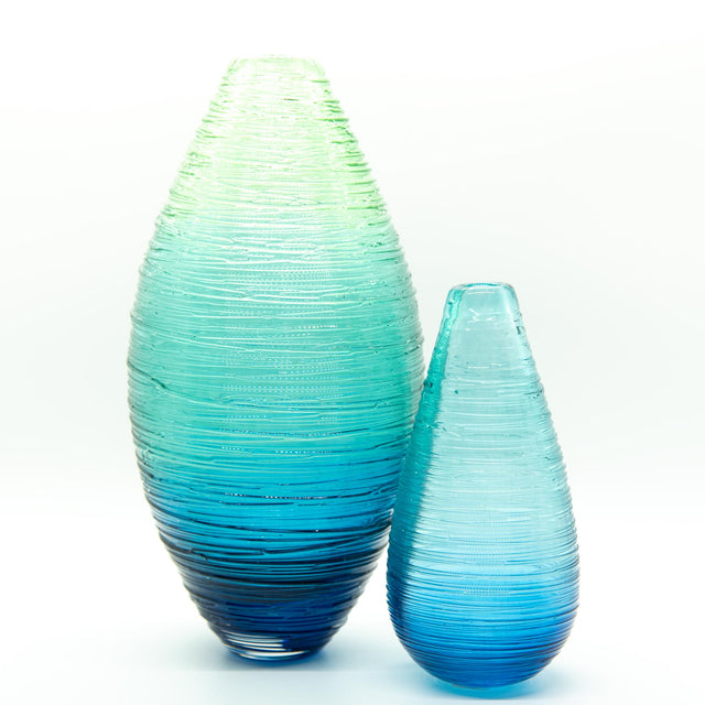 Blue Shimmer Vase