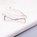 Thin X French Back Earring