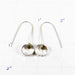 Pyrite Forged Circle Earrings
