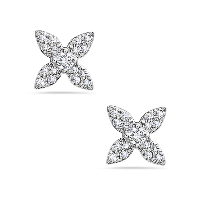 Diamond Butterfly Earrings