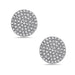 Diamond Circle Post Earrings