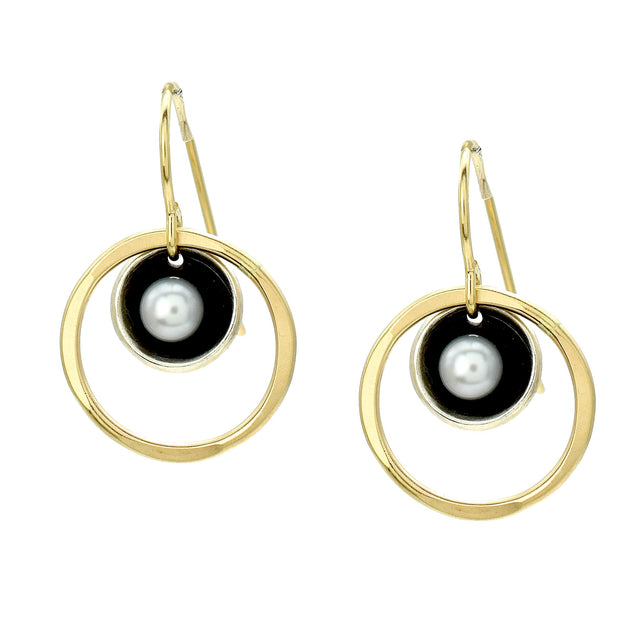 Gold Fill and Sterling Silver Earrings